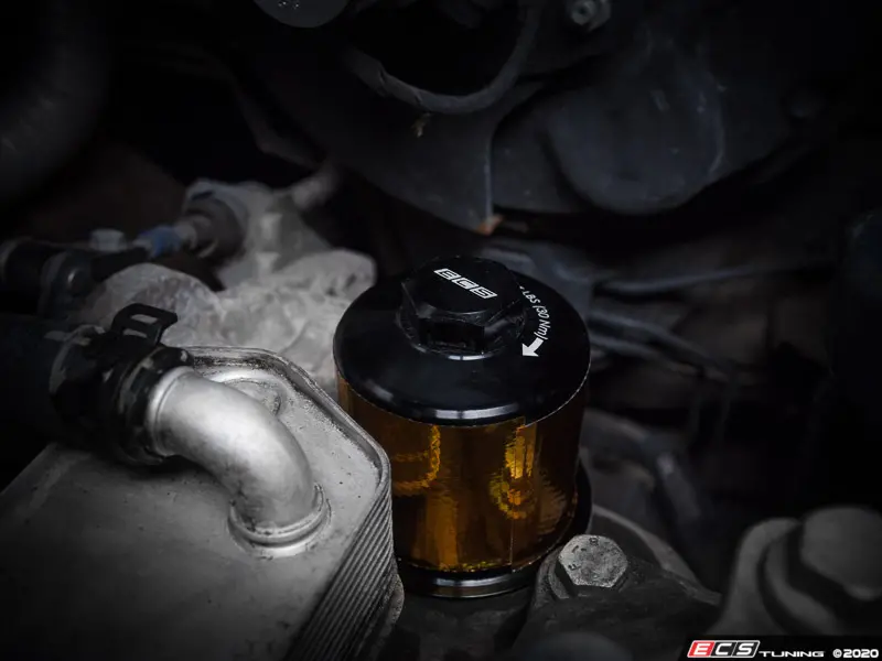 ECS Tuning ES#4039295 Алюминиевый корпус фильтра DQ250 (чёрный) — фото 8 из 12
