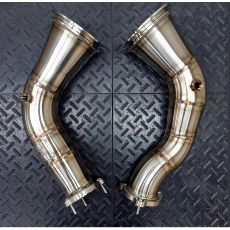 REDSTAR EXHAUST Fabrication Даунпайп без катализатора для Audi B9 RS5 / RS4 — фото 2 из 2