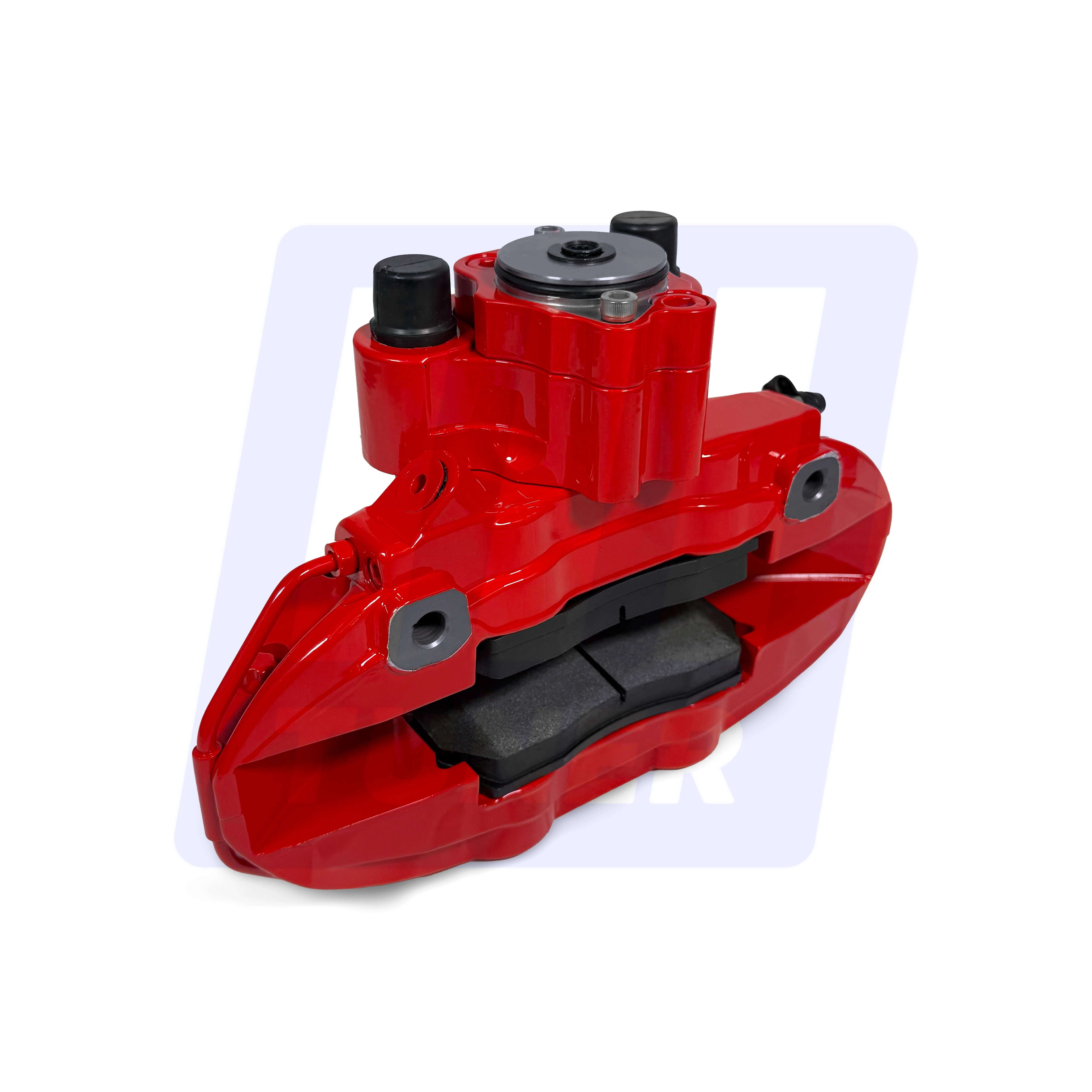 TUNER Комплект задней тормозной системы Brembo 4pot для VAG (красный) — фото 2 из 3