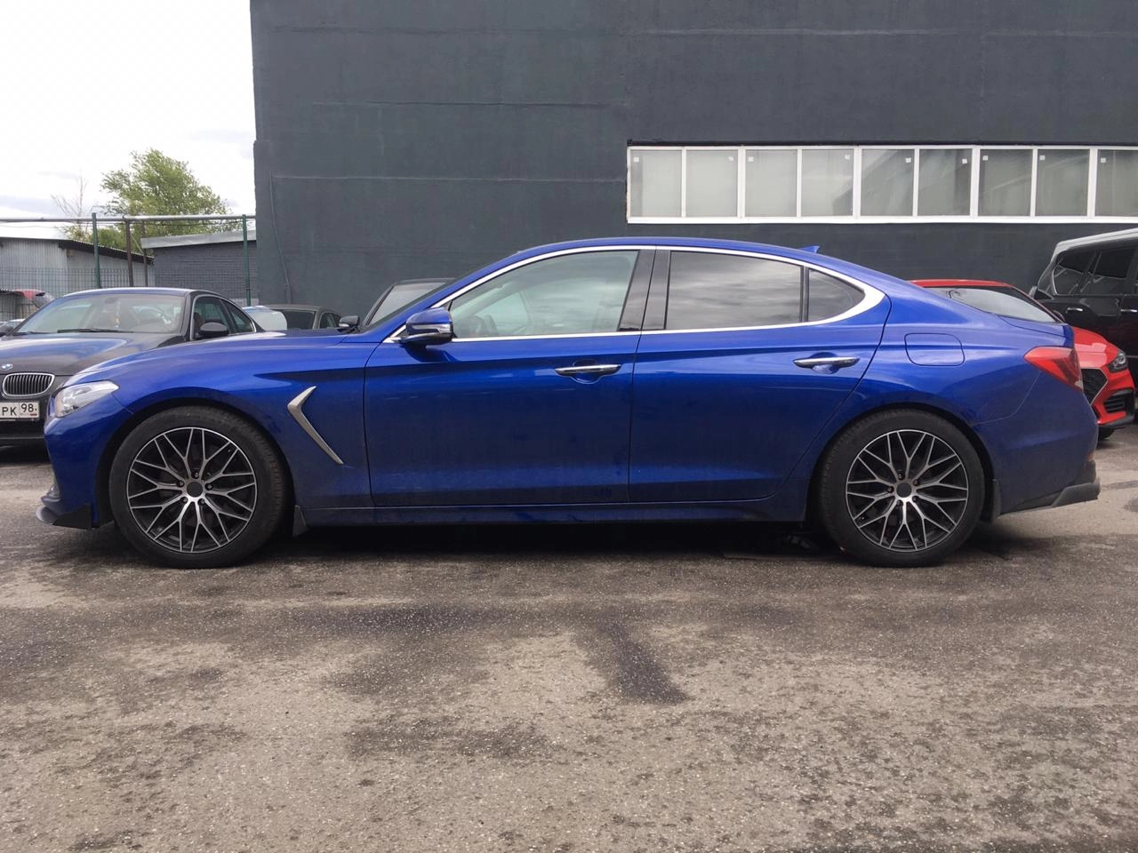 H&R 28701-2 Пружины с занижением для Kia Stinger, Genesis V70 — фото 5 из 5