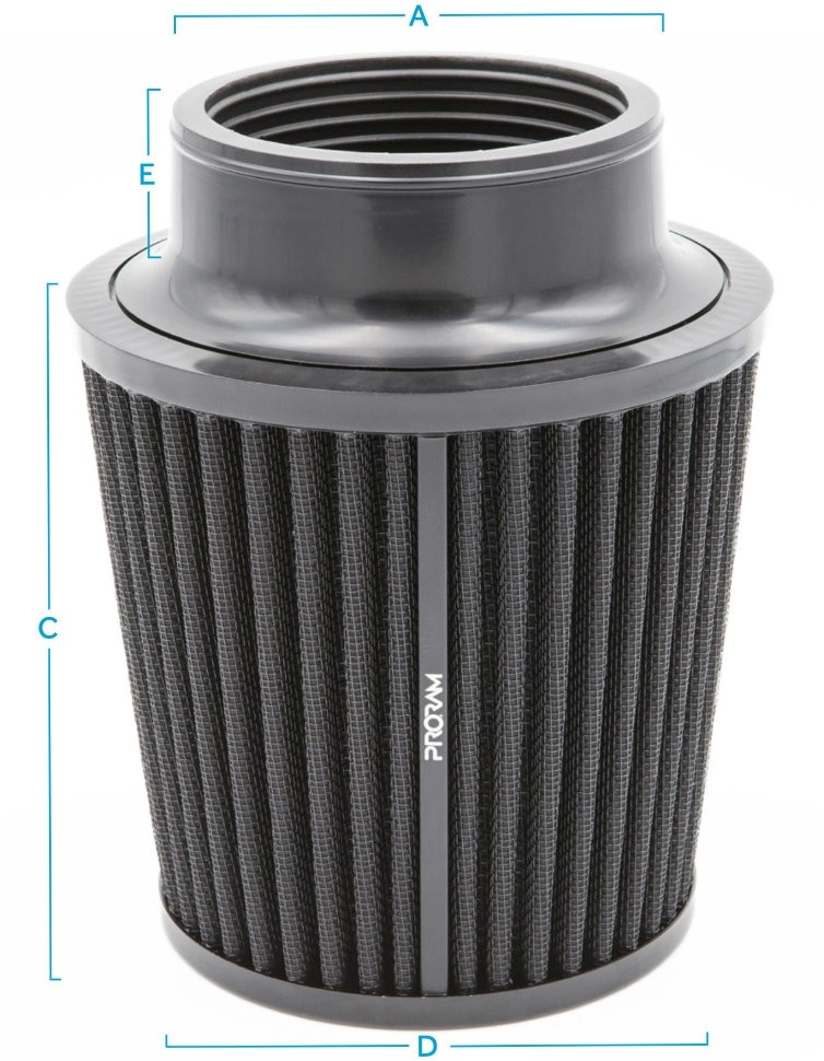 RAMAIR PR-CC-150-70 Воздушный фильтр посадочный посадочный d=70mm; высота 140mm — фото 2 из 3