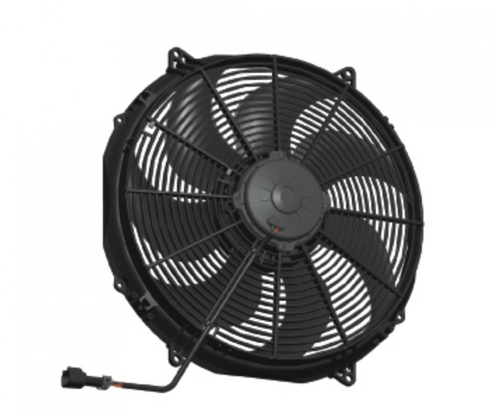 SPAL VA33-AP71/LL-65A Вентилятор втягивающий (за радиатором) 16" (385mm) 3250 м3/ч — фото 1 из 3