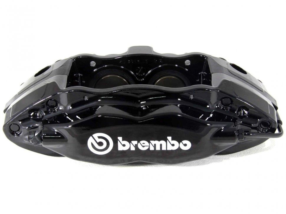 Brembo Комплект суппортов 4 поршня для VAG PQ35/MQB (чёрный) — фото 2 из 4