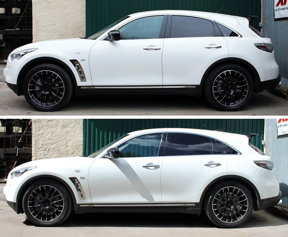 H&R 28961-1 Пружины с занижением для Infiniti FX37, FX50, EX37, QX50, QX70 — фото 3 из 5