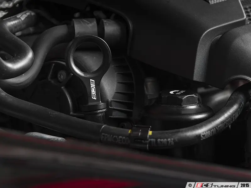 ECS Tuning ES#2785483 Алюминиевый корпус масляного фильтра для VAG 1.8 2.0 TSI Gen.3 (чёрный) — фото 5 из 9