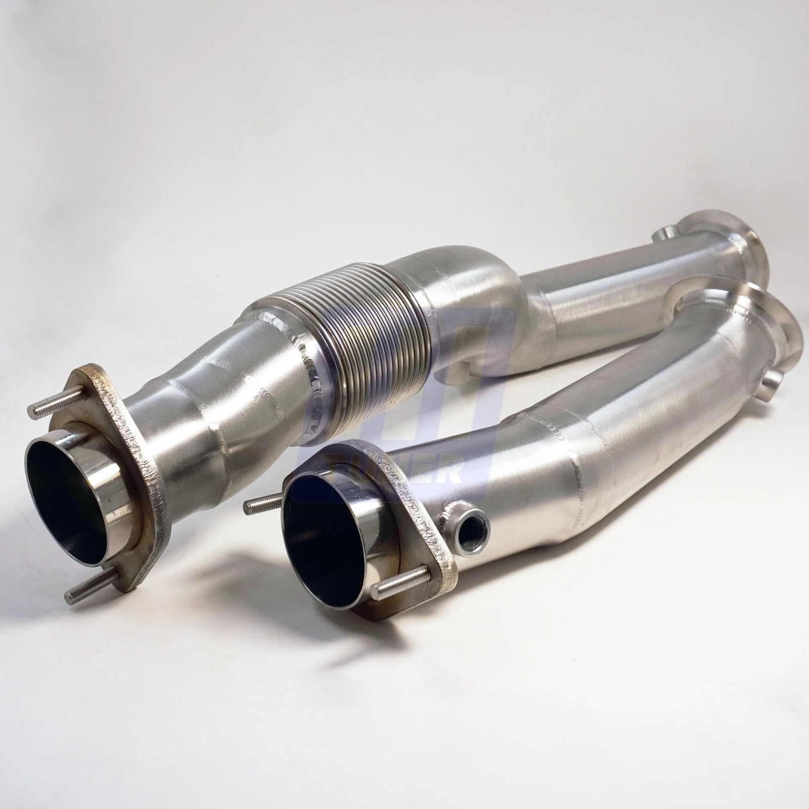 Bronko DS58G80 Даунпайпы без катализаторов для S58 BMW M3 & M4 G80, G82, G83 — фото 4 из 6