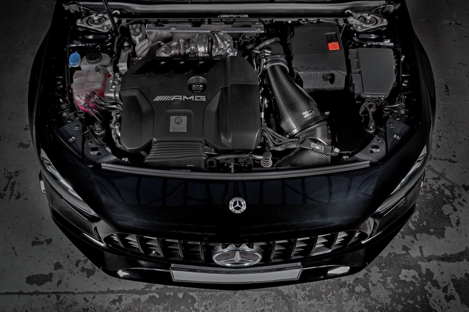 Eventuri EVE-A45S-CF-INT Впускная система из карбона для Mercedes AMG W177 A45S / C118 CLA45 — фото 11 из 14